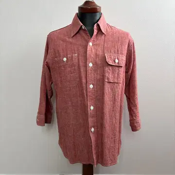 슈가케인 7부 기장 샴브레이 셔츠