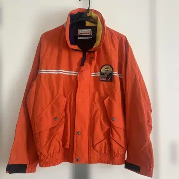 맥그레거 오렌지 후드 부착 자켓 맥레거 빈티지