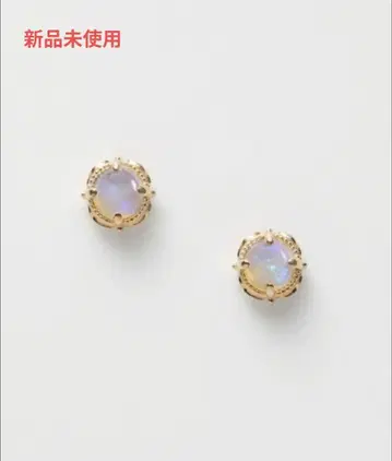 [ 미사용 새상품 ] agete 오팔 K10 귀걸이