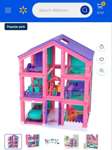 월마트 3층 인형의 집 장난감 집 월마트