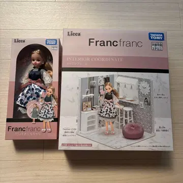 [미개봉 새상품] Licca Francfranc 다이닝룸 + 리카짱