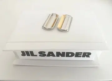 JIL SANDER 26AW 실버 x 골드 귀걸이