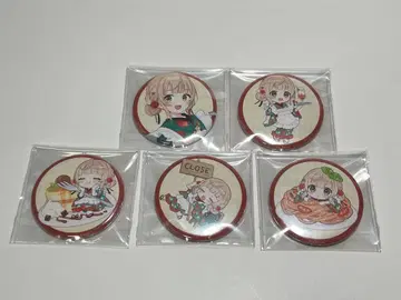 시구레 우이 캔뱃지 컴플리트 5개 세트 찻집 시구레