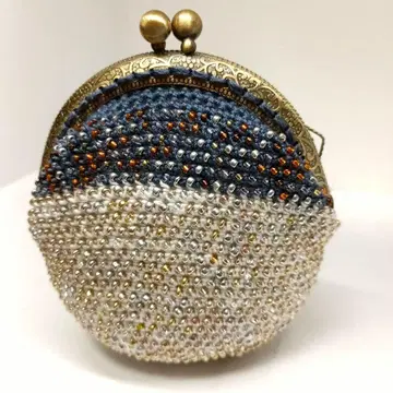 비즈 동전 지갑 클린치식