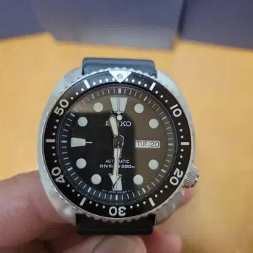 SEIKO 자동 와인딩 다이버 워치 200m 터틀 962029