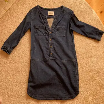 WESTWOOD OUTFITTERS 데님 원피스 7부 소매