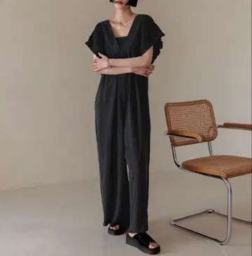 로리즈팜 택 포함 요루 셔링 살로펫 블랙 S