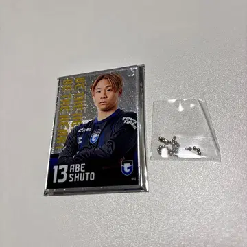 감바 오사카 아크릴 트레이딩 카드 키링 (라메 믹스) 안베 슈토