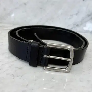 GAP 갭 블랙 가죽 벨트 천연 가죽 두꺼운 블랙 심플 무지