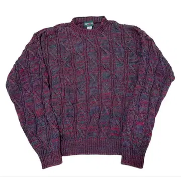 N-2571 아메리칸 이글 구제 아란 니트 USA제 L 남성용