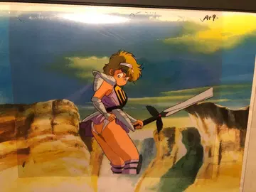 [ 레어 ] 마수전사 루나 발가 히로인 애니메이션 셀화 배경 세트