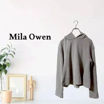 zB1349 [ S ] 미라 오웬(Mila Owen) 절개 디자인 후드티