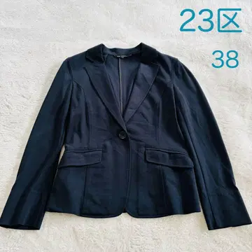 23구 네이비 테일러드 자켓 38 봄/가을 출퇴근