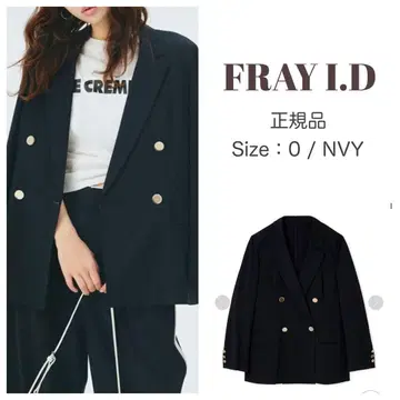 [ 0 사이즈 ] FRAYI.D 프레이 아이디 워셔블 테일러드 자켓