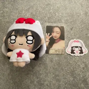 IVE revive petit-ive 원영 봉제 인형 트레이딩 카드 세트