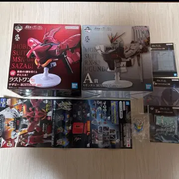 건담 제일복권 피규어 포스터 포함