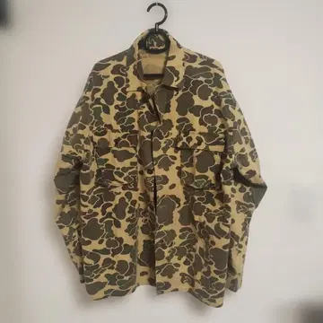 밀리터리 카모플라쥬 커버올 80s 빈티지