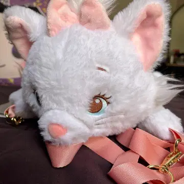 미사용 새상품 택 포함 마리 아리스토캣 멀티 미니백 봉제 인형풍