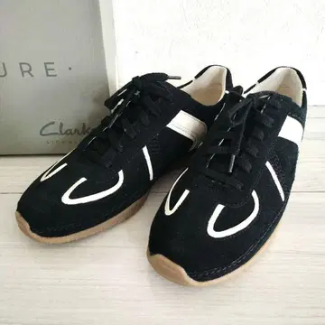 clarks 멜도르 로우(블랙 콤비 스웨이드)