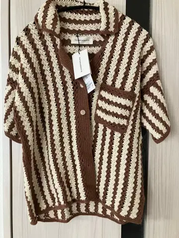 미사용 새상품 SAYAKA DAVIS 사야카 데이비스 크로셰 셔츠