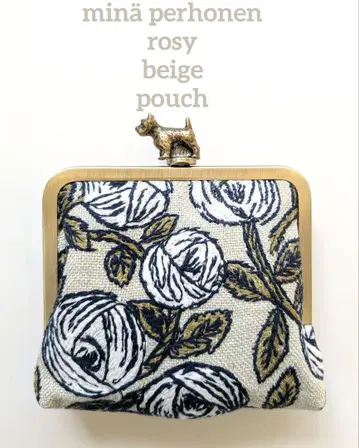 미나 페르호넨 rosy beige 가마구치 파우치