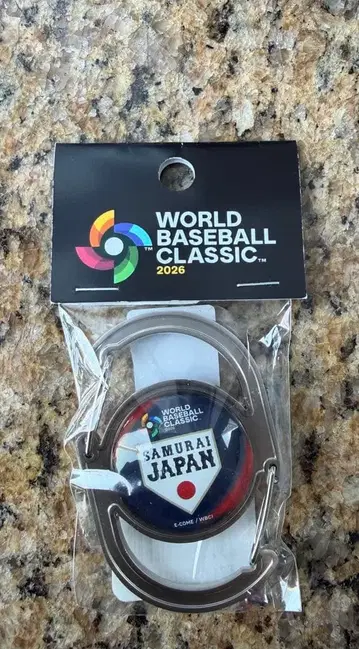 새상품 2026 WBC 사무라이 재팬 오타니 쇼헤이 카라비너 야구 네이비
