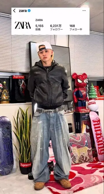 ZARA 후드 페이크 레더 자켓