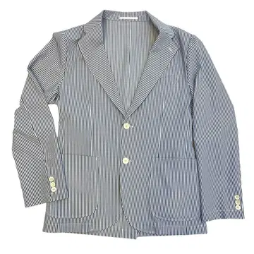 새상품 EDIFICE 시어서커 스트라이프 테일러드 자켓 봄/여름 남성용