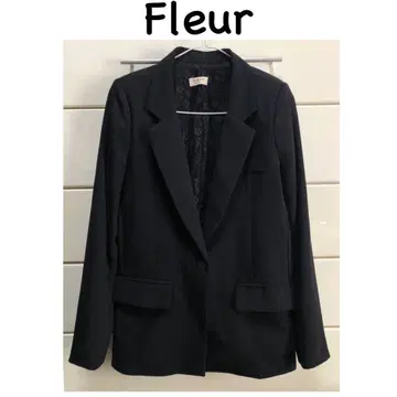 풀르 중 전체 레이스 테일러드 자켓 F 블랙 포멀