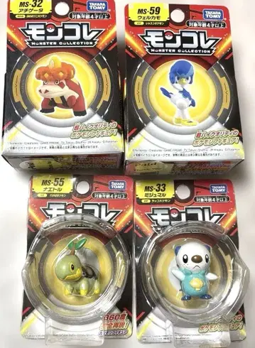 포켓몬 몬코레 4체 세트 미주마루 나에톨 아치게타 웰카모