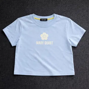 MARY QUANT 스카이블루 T셔츠