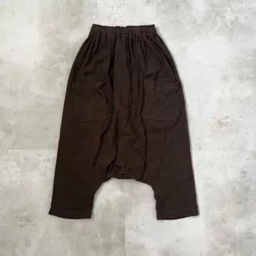 ichi Antiquites 코튼 린넨 사루엘 팬츠