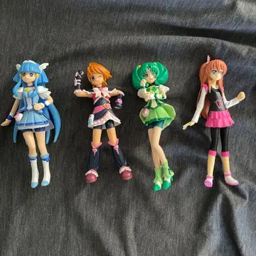 스마일 프리큐어 큐티 피규어 4개 (받침대 없음)