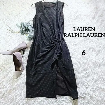 새상품급 로렌 랄프 로렌 슬리브리스 드레이프 원피스 큰 사이즈