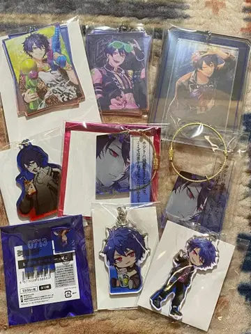 브라스 블랙스타 아이 아크릴 키링 모음