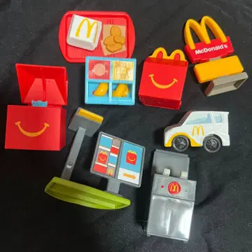 미사용 새상품 맥도날드 미니어처 완구 세트 8개