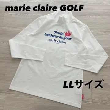 컨디션 최상 마리끌레르 골프 하이넥 긴팔 셔츠 티셔츠 풀오버