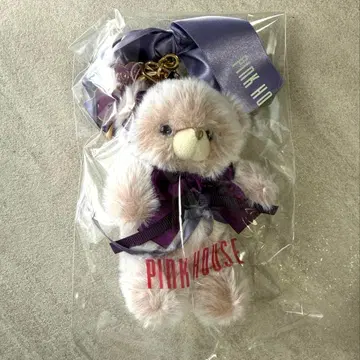 핑크하우스 모모이로 클로버Z 콜라보 테디 봉제 인형 참