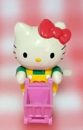 산리오 헬로키티 카트 태엽 감기 장난감