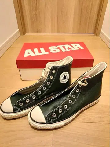 CONVERSE LEATHER ALL STAR J HI 딥 그린