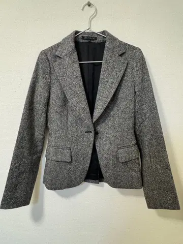 theory 그레이 테일러드 자켓 헤링본 일본제