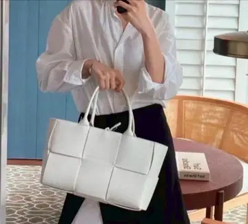 고급 뜨개질풍 토트백 대용량 럭셔리 여성용 출퇴근 가방