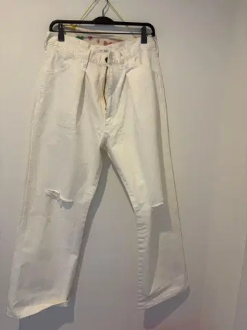 F/CE WRANGLER REBUILDING WHITE DENIM L