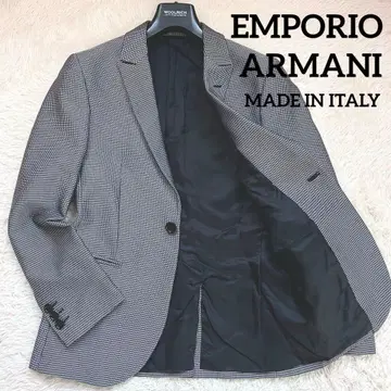 컨디션 최상 아르마니 ARMANI 테일러드 깅엄 체크 이탈리아제 44