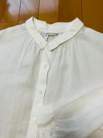 아틀리에 나루세 린넨 셔츠 원피스 튜닉