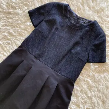 ketty 케티 포멀 원피스 트위드 네이비 반팔 3