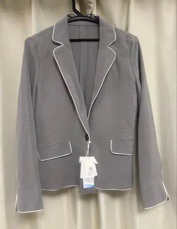 [ elvence DEUX ] 그레이 테일러드 자켓 미사용 새상품 38