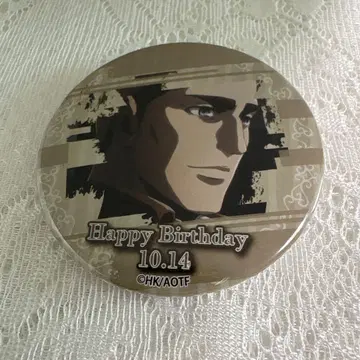 [ 익명 배송 ] 진격의 거인 엘빈 벌스데이 스위츠 특전 캔뱃지