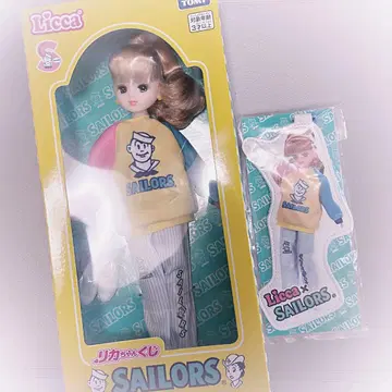 리카짱 세일러즈 제일복권 키링 캐주얼 스타일 세트 신품