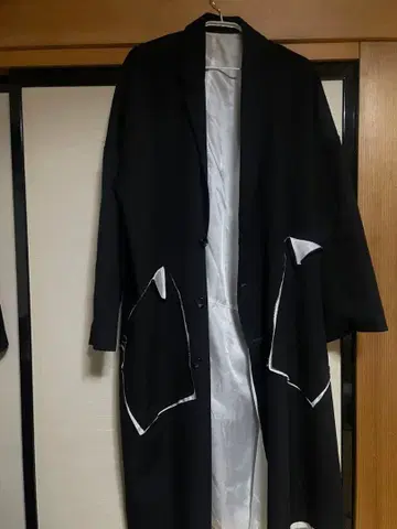 sulvam 블랙 롱 코트